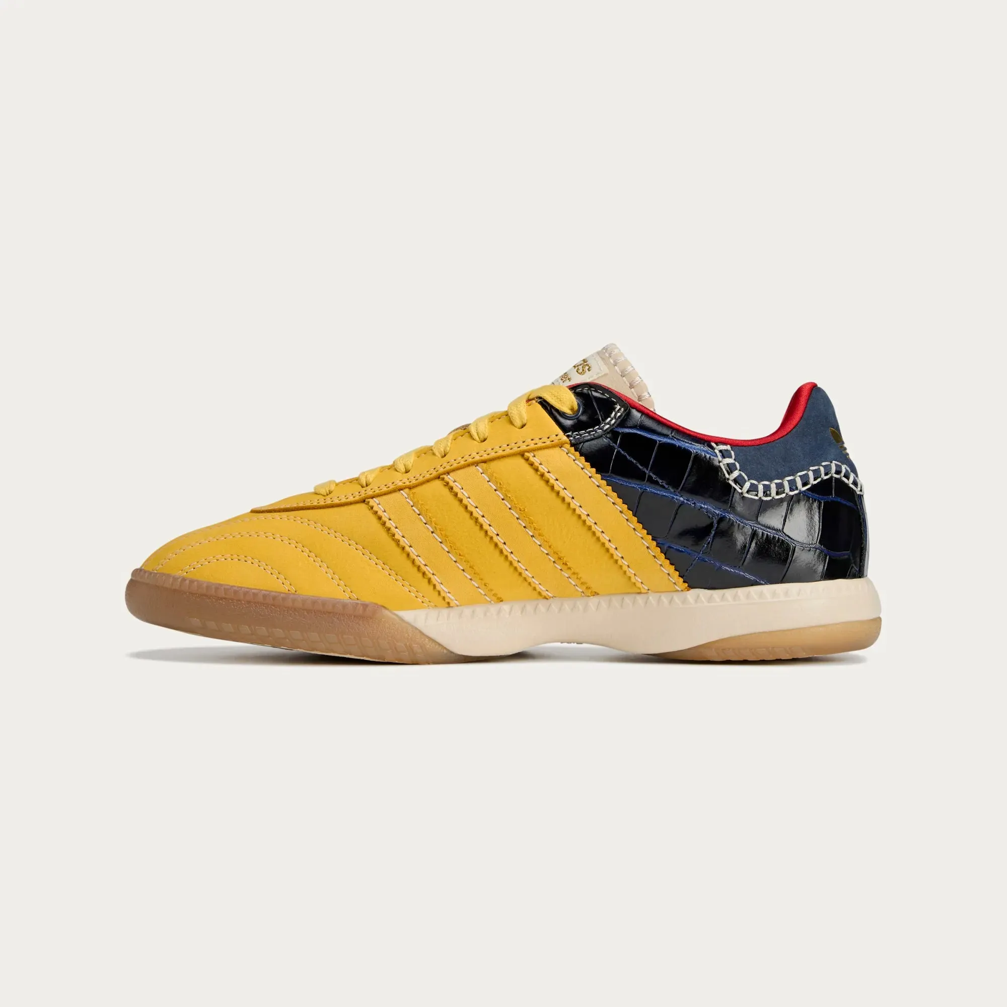 WALES BONNER X ADIDAS MILLENNIUM SAMBA - ST FADE GOLD / COLLEGIATE NAVY sold by Lapstone & Hammer product image thumbnail 2