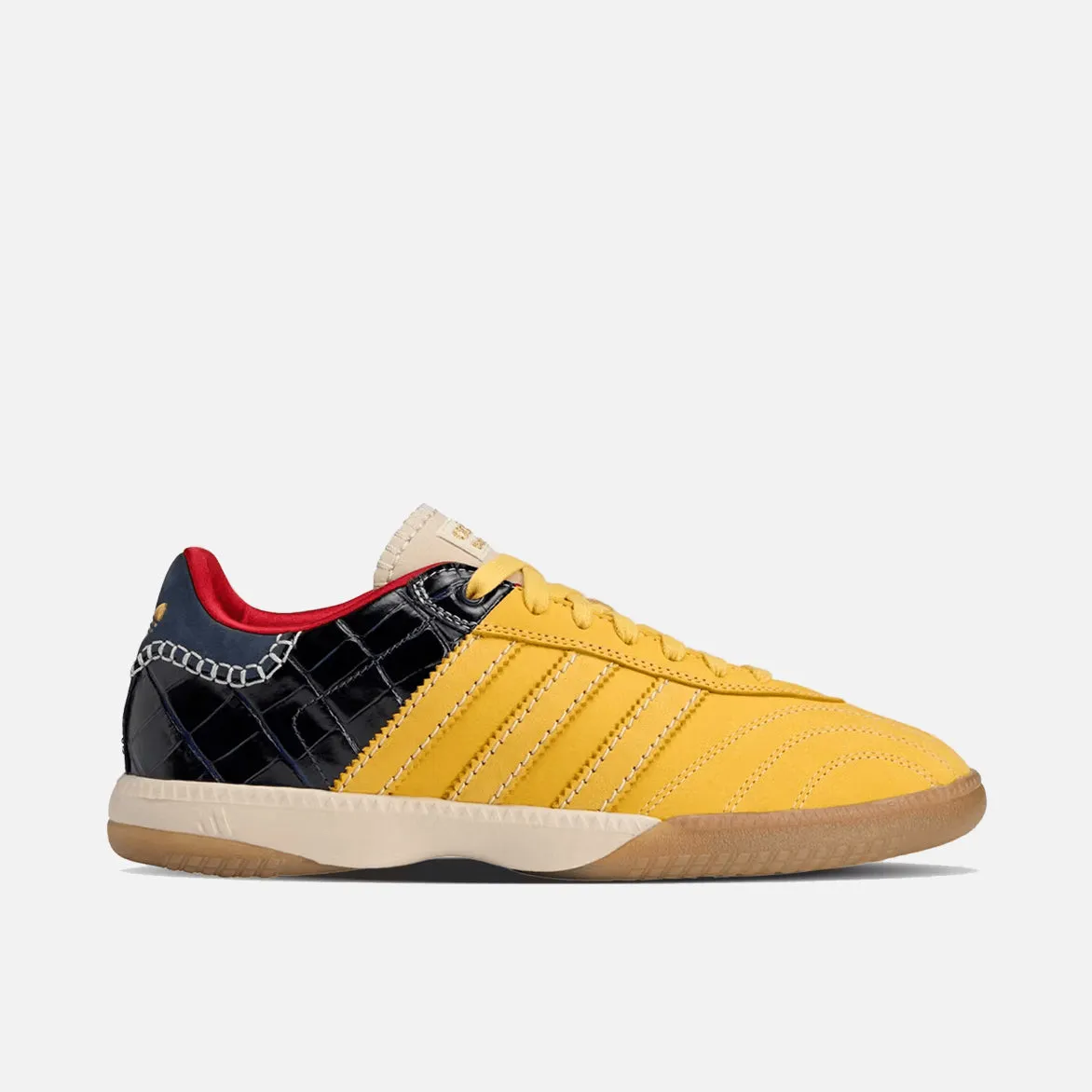 WALES BONNER X ADIDAS MILLENNIUM SAMBA - ST FADE GOLD / COLLEGIATE NAVY sold by Lapstone & Hammer