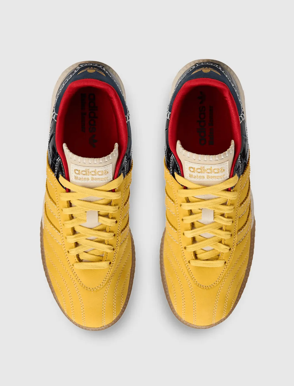 WALES BONNER X ADIDAS MILLENNIUM SAMBA - ST FADE GOLD / COLLEGIATE NAVY sold by Lapstone & Hammer product image thumbnail 4