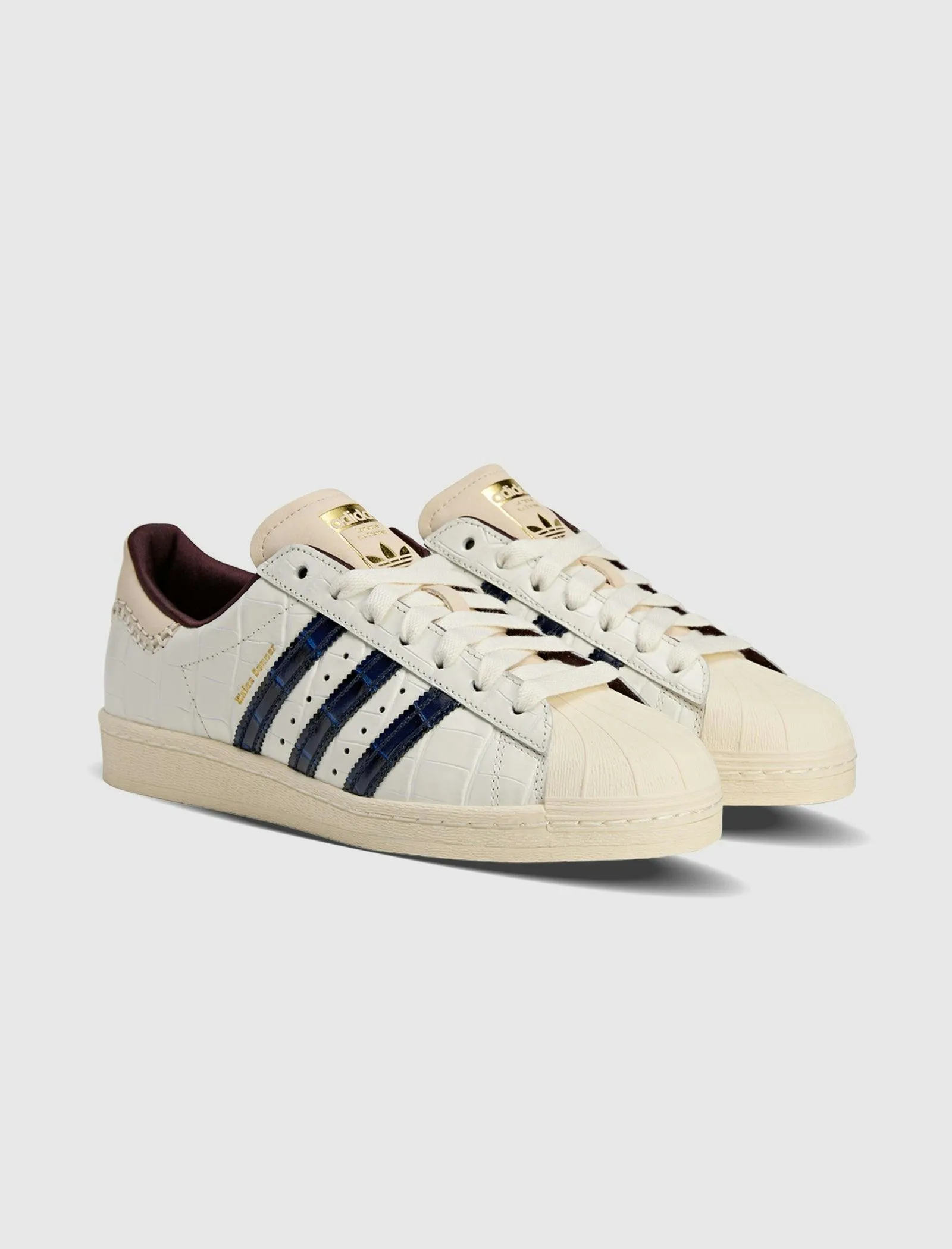 WALES BONNER X ADIDAS SUPERSTAR - WONDER WHITE / COLLEGIATE NAVY sold by Lapstone & Hammer product image thumbnail 2