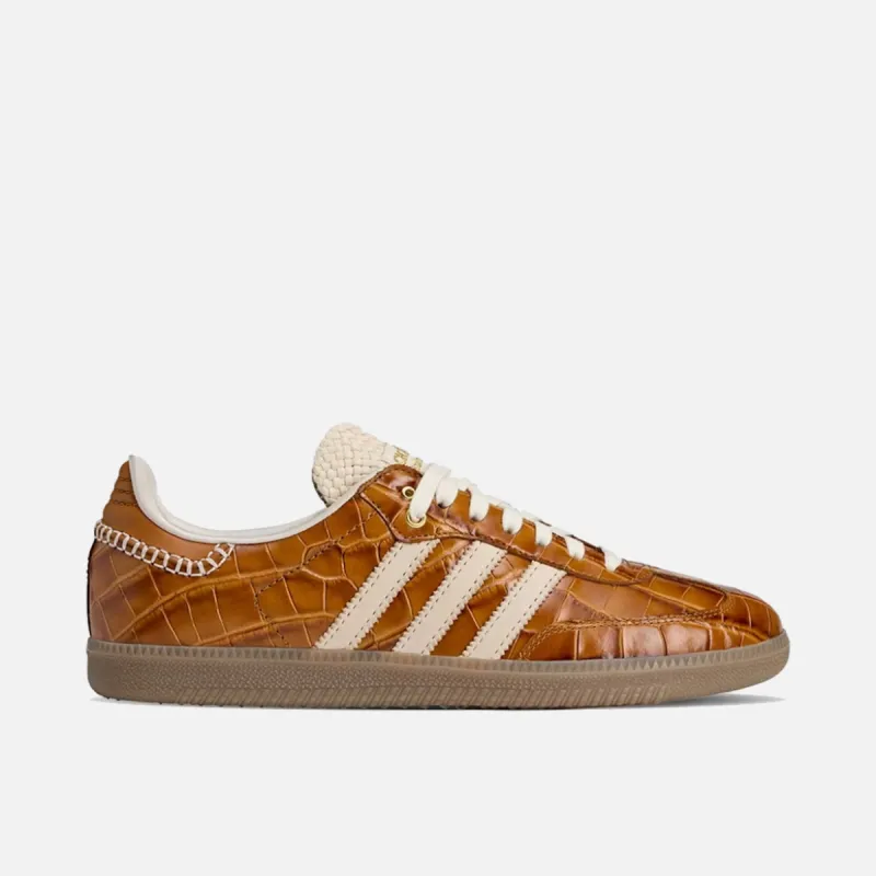 WALES BONNER X ADIDAS SAMBA - SUPPLIER COLOUR / WONDER WHITE / NIGHT BROWN sold by Lapstone & Hammer