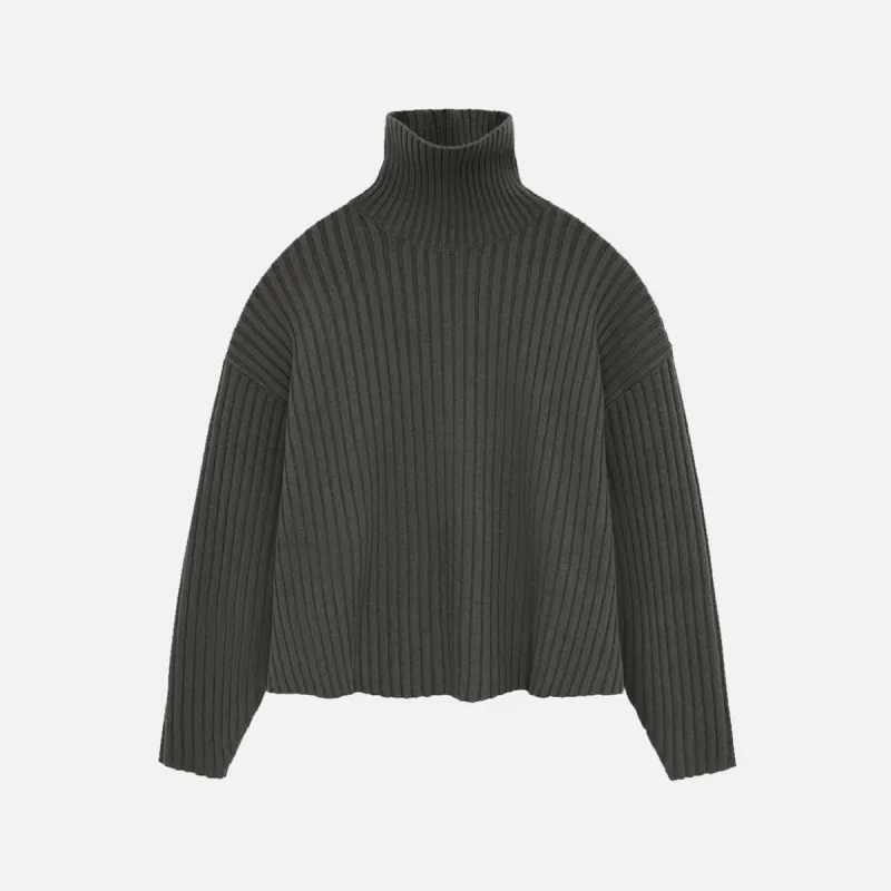 ESSENTIALS TURTLENECK - INK sold by Lapstone & Hammer