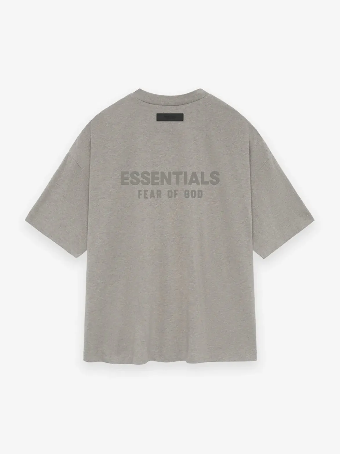 ESSENTIALS S/S TEE V NECK - HEATHER GREY sold by Lapstone & Hammer product image thumbnail 2