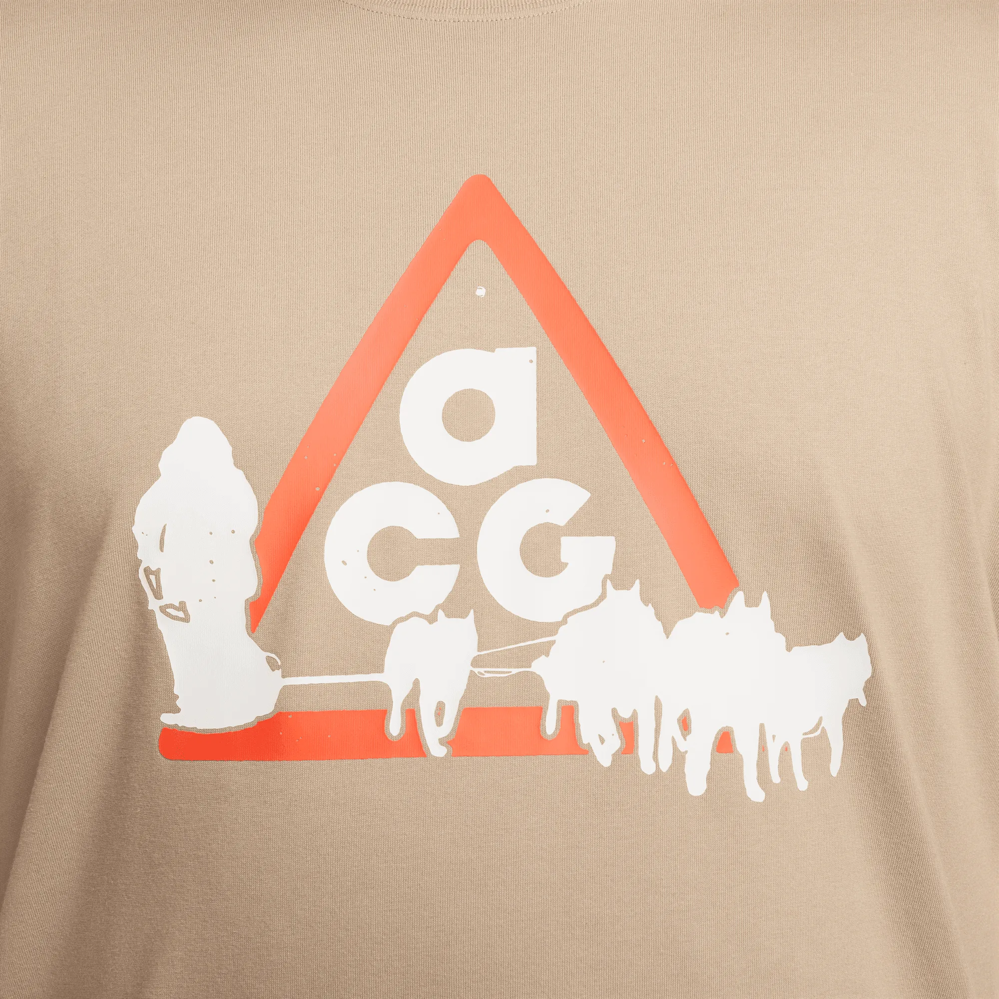 NIKE ACG MENS DRI-FIT TEE- KHAKI sold by Lapstone & Hammer product image thumbnail 2