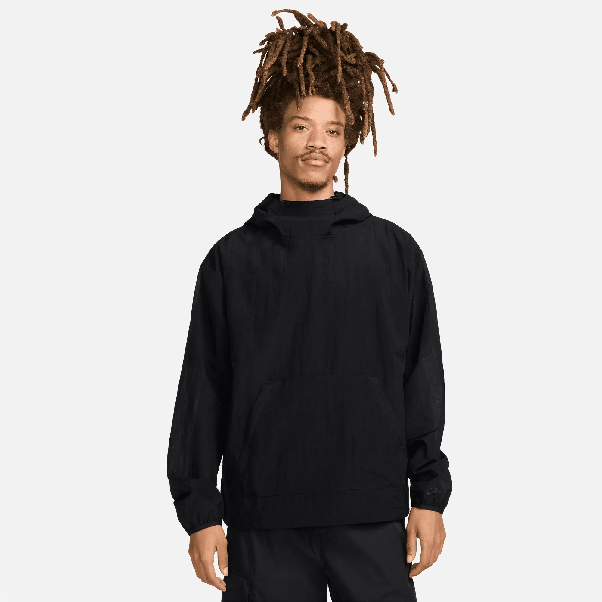 TECH PACK MEN'S WOVEN PULLOVER - BLACK sold by Lapstone & Hammer product image thumbnail 2