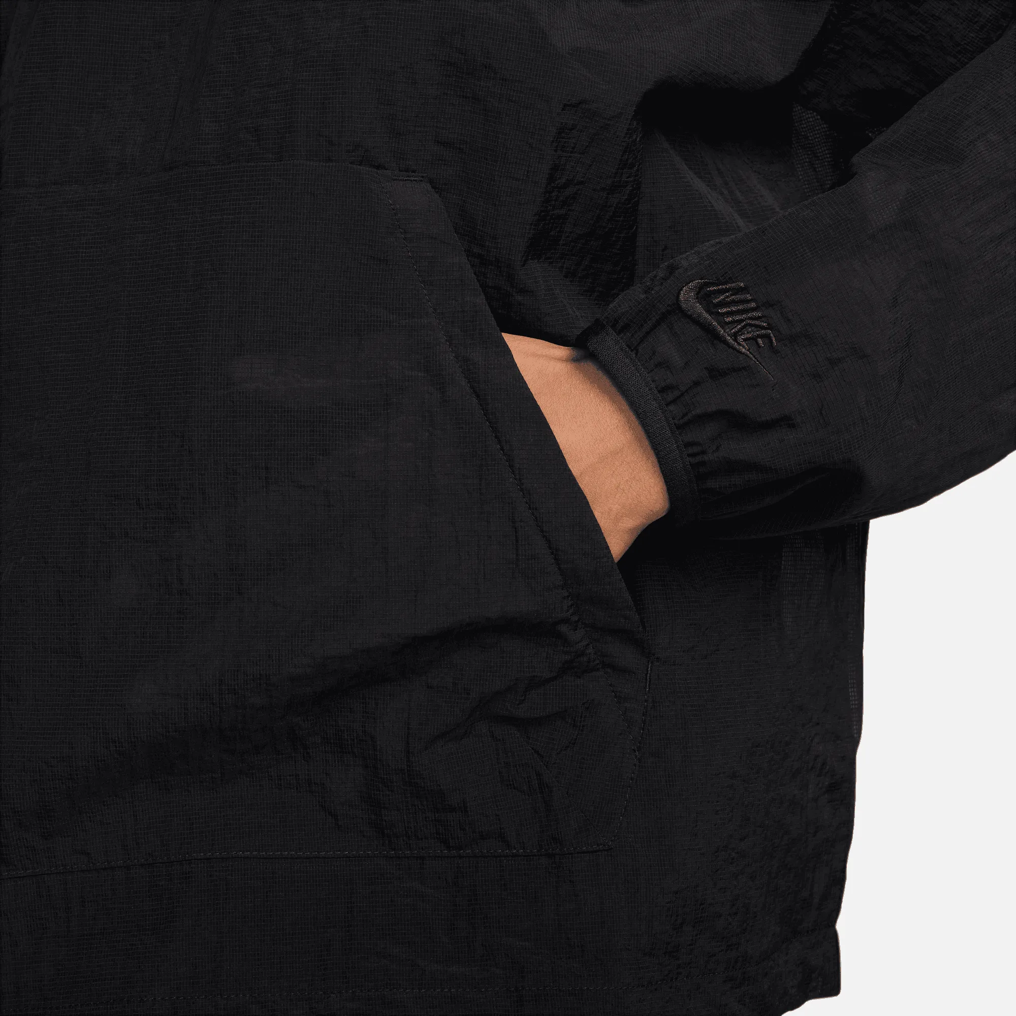 TECH PACK MEN'S WOVEN PULLOVER - BLACK sold by Lapstone & Hammer product image thumbnail 5