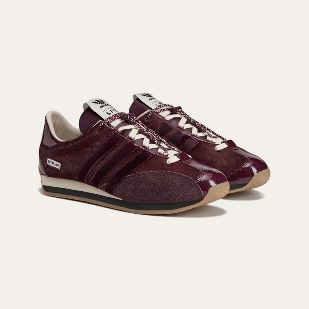 SONG FOR THE MUTE X ADIDAS COUNTRY OG "MAROON" sold by Lapstone & Hammer product image thumbnail 2