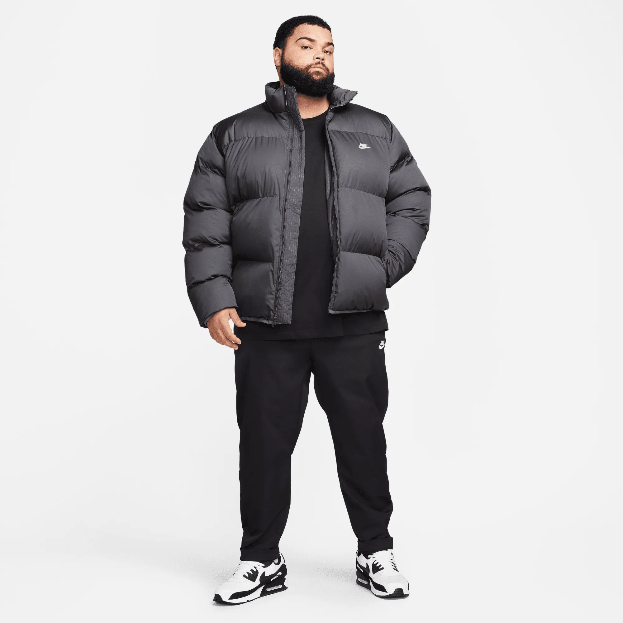 NIKE MENS PUFFER JACKET- IRON GREY sold by Lapstone & Hammer product image thumbnail 5