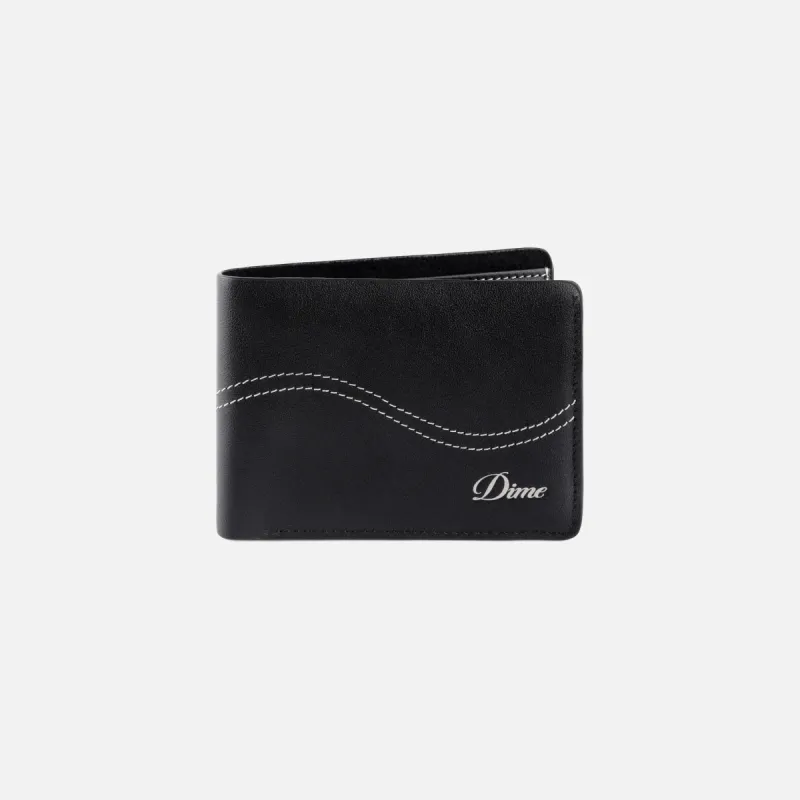 CURSIVE BIFOLD WALLET - BLACK sold by Lapstone & Hammer