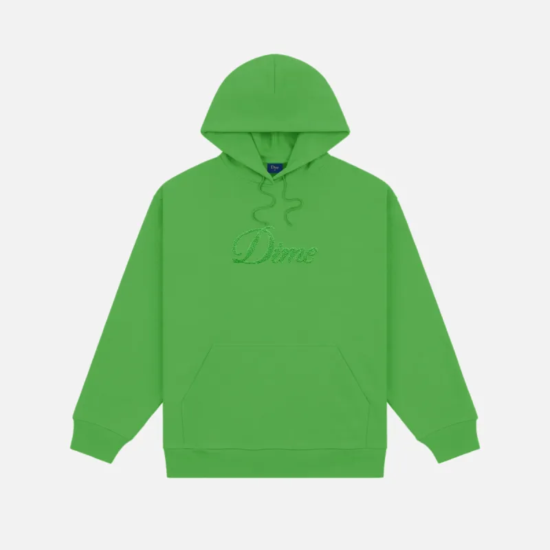 CURSIVE LOGO HOODIE - KELLY GREEN sold by Lapstone & Hammer