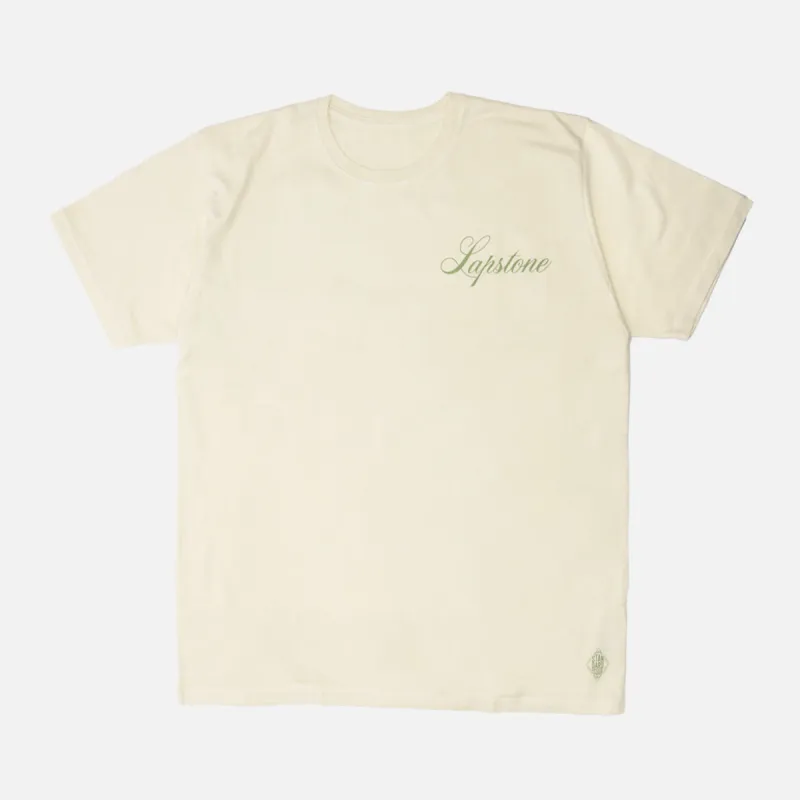 STANDARD ISSUE FOR LAPSTONE TEE - CREAM / OLIVE sold by Lapstone & Hammer