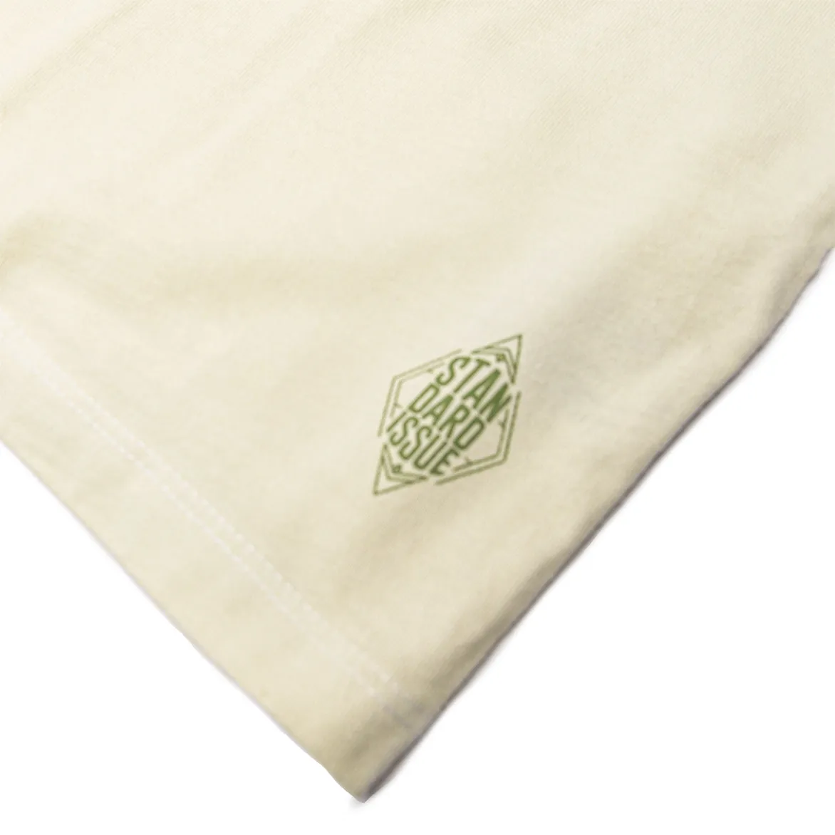 STANDARD ISSUE FOR LAPSTONE TEE - CREAM / OLIVE sold by Lapstone & Hammer product image thumbnail 3