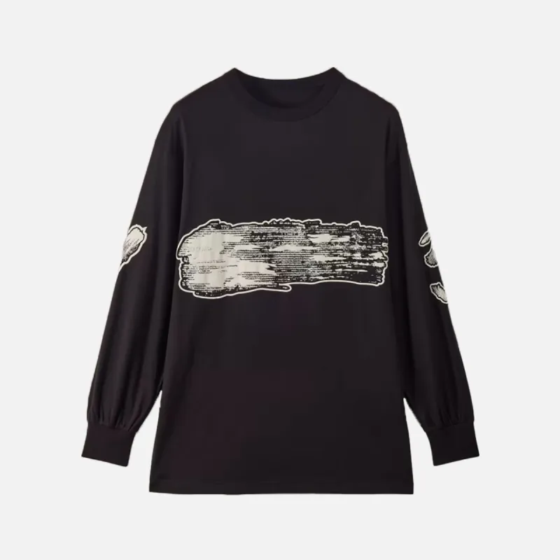 GRAPHIC LOGO L/S TEE - BLACK sold by Lapstone & Hammer