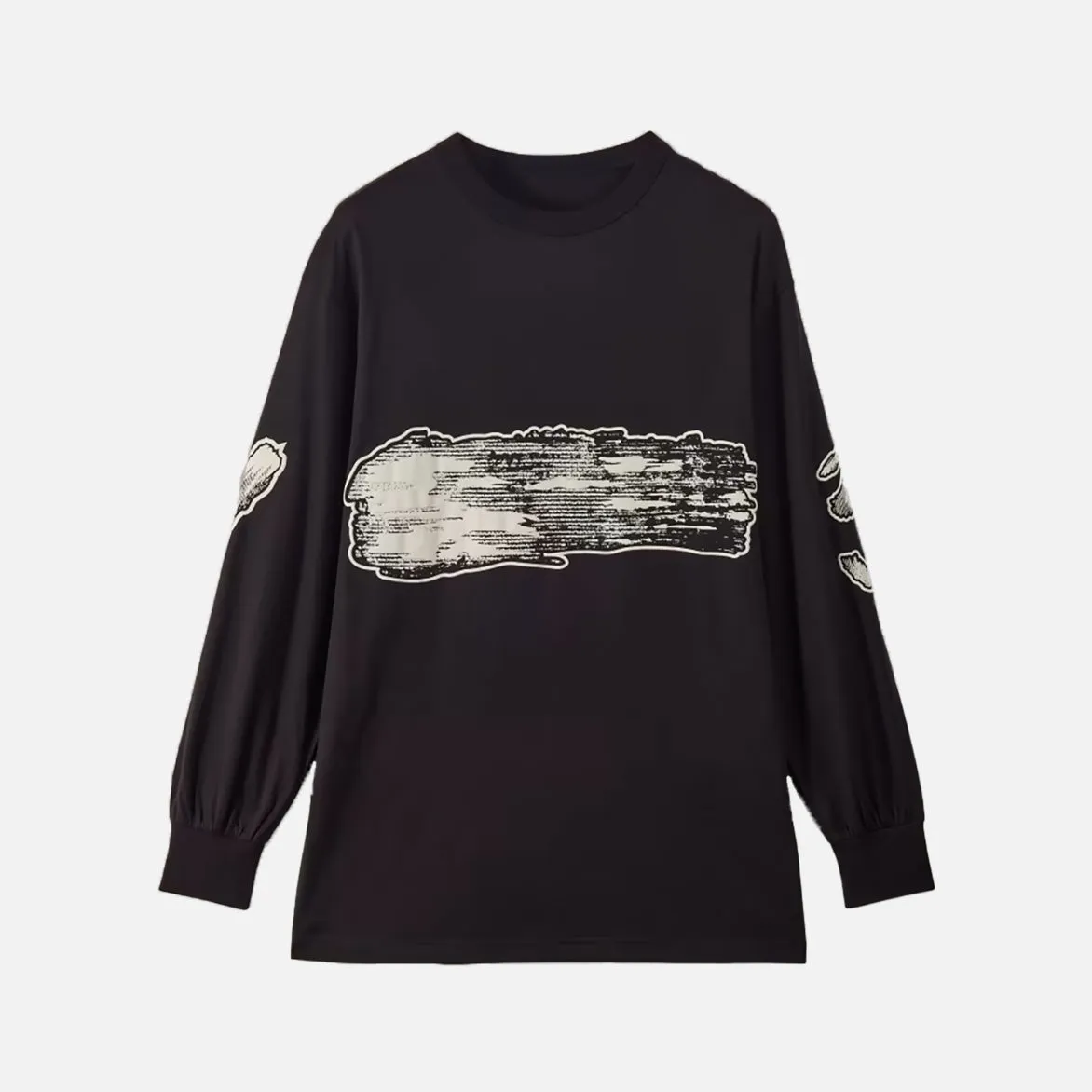 GRAPHIC LOGO L/S TEE - BLACK sold by Lapstone & Hammer