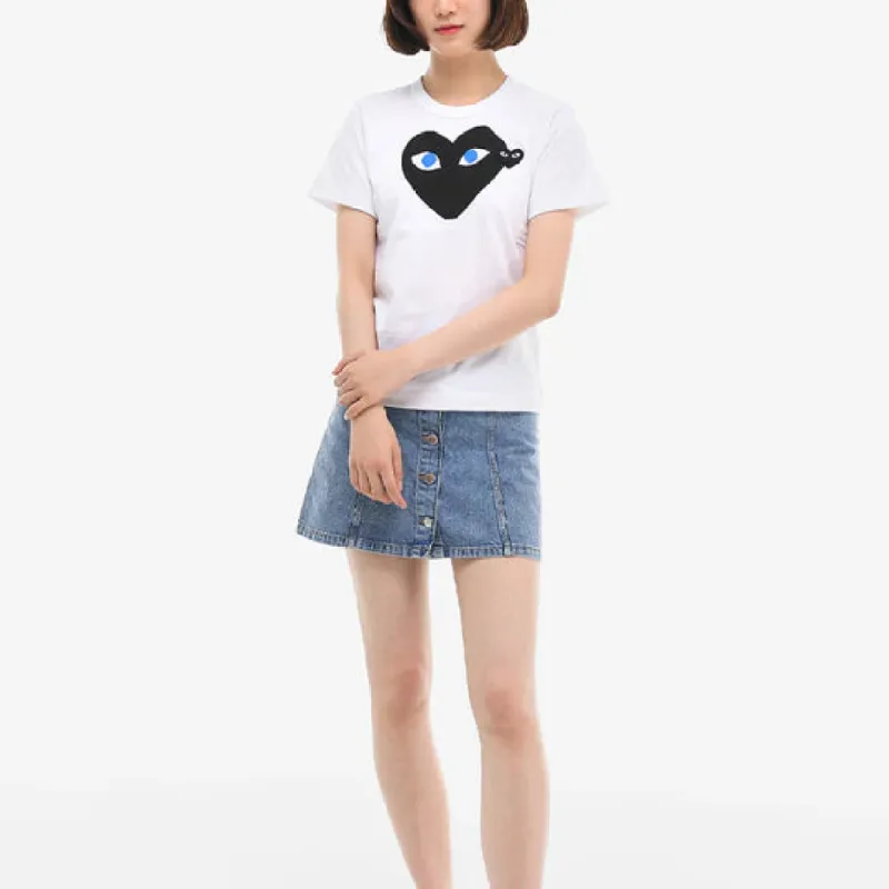 WMNS BLACK HEART - WHITE / BLACK sold by Lapstone & Hammer