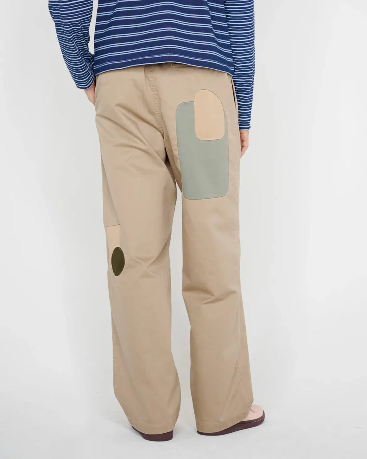 TWILL PATCHWORK CLIMBER PANT - TAN sold by Lapstone & Hammer product image thumbnail 5