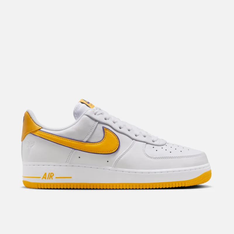 KOBE X NIKE AIR FORCE 1 LOW RETRO QS "LAKERS HOME" sold by Lapstone & Hammer