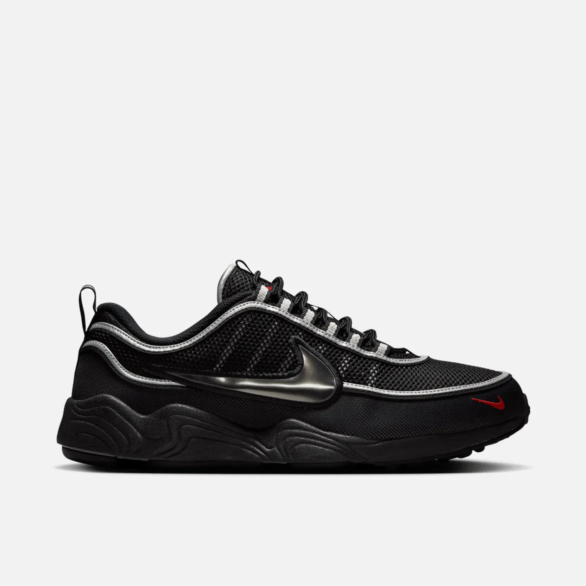 AIR ZOOM SPIRIDON - BLACK / METALLIC SILVER sold by Lapstone & Hammer