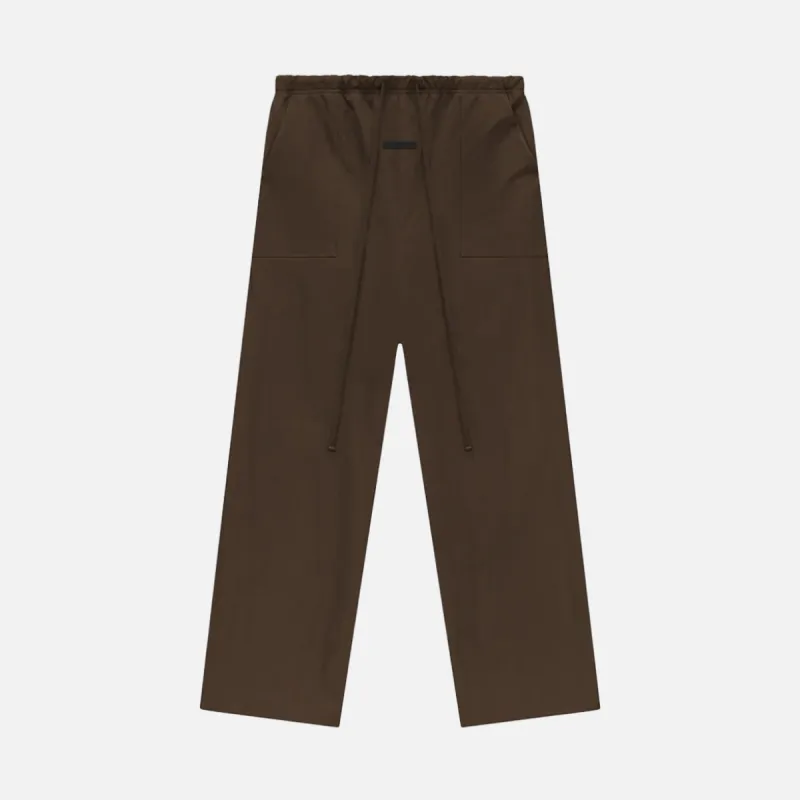 ESSENTIALS TEXTURED NYLON UTILITY PANT - BROWN sold by Lapstone & Hammer