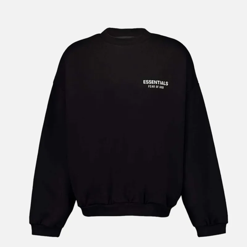 ESSENTIALS FLEECE CREWNECK - BLACK sold by Lapstone & Hammer