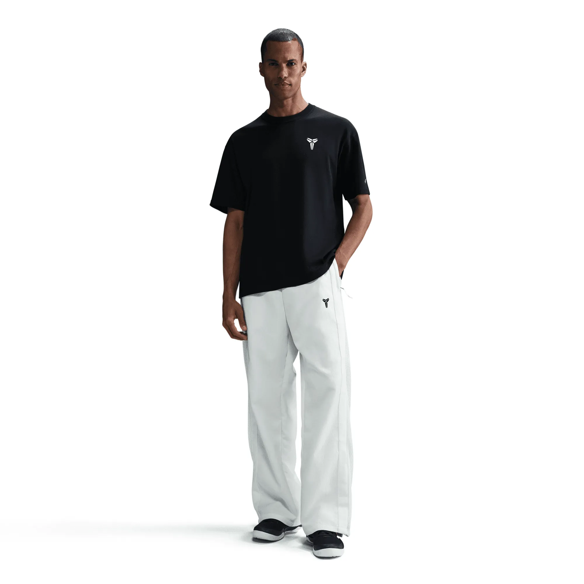 KOBE DETAILS PLEATED PANTS - WHITE sold by Lapstone & Hammer