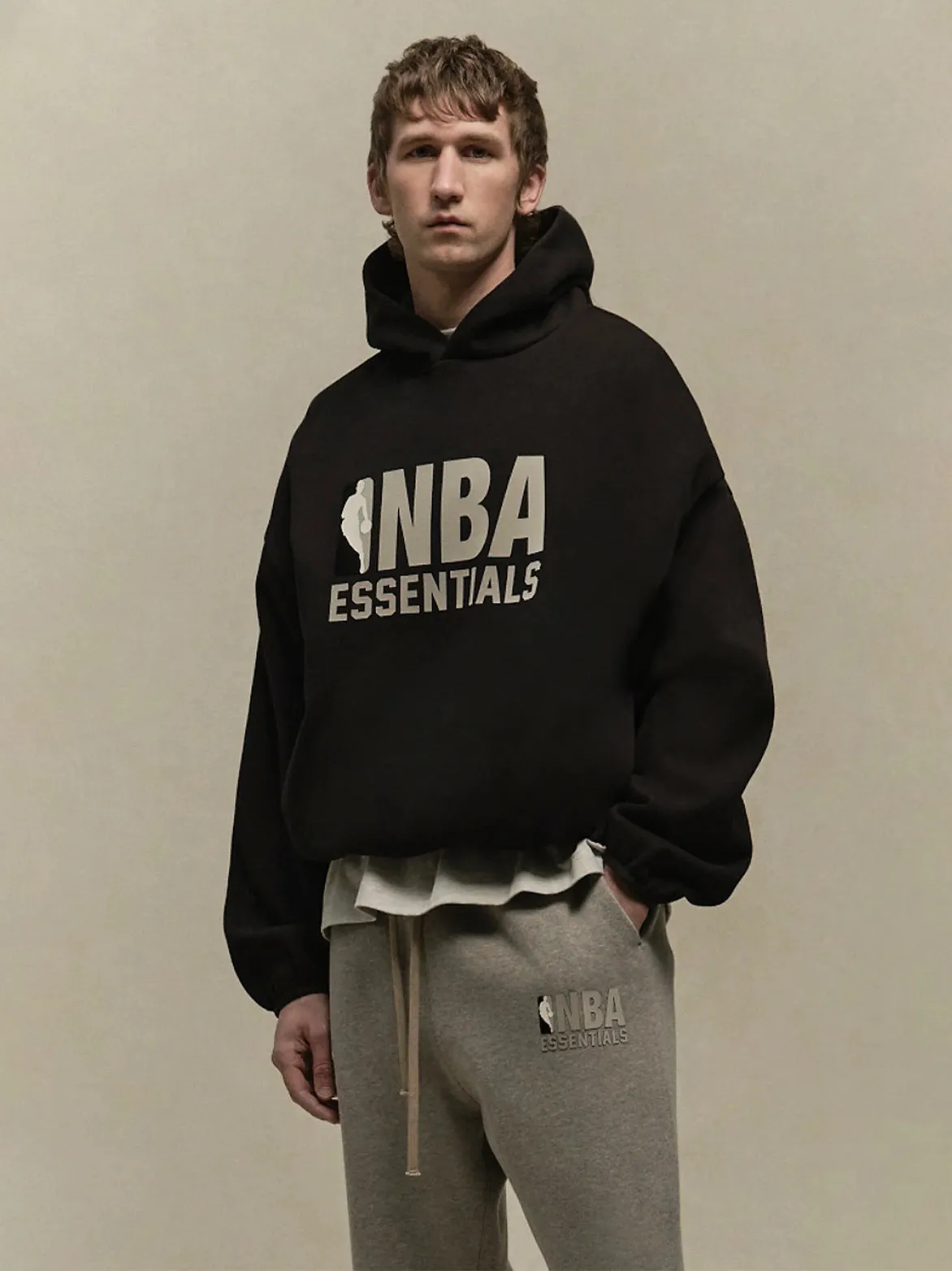 ESSENTIALS NBA HOODIE - BLACK sold by Lapstone & Hammer product image thumbnail 3