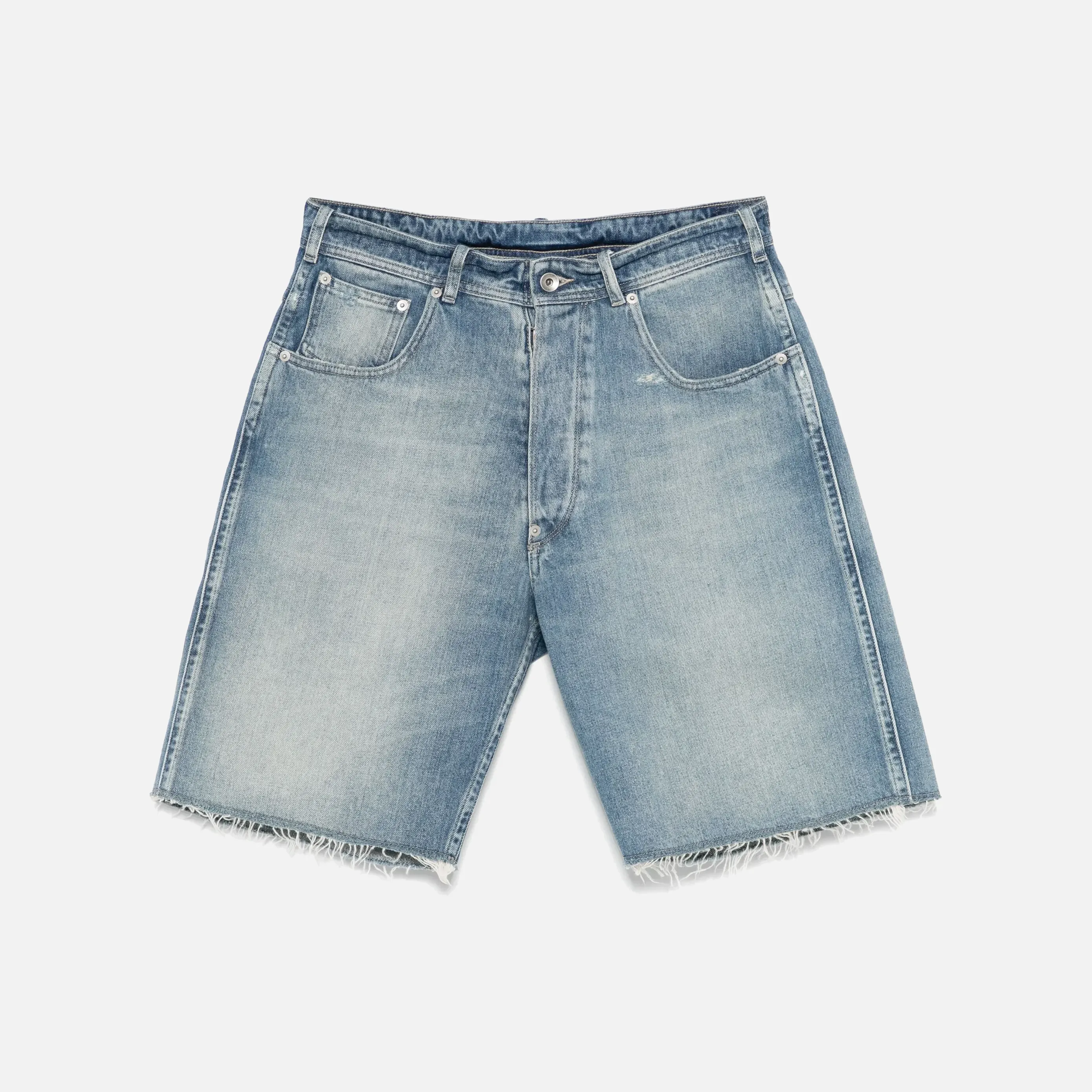 DENIM CUT-OFF SHORTS - LIGHT BLUE sold by Lapstone & Hammer