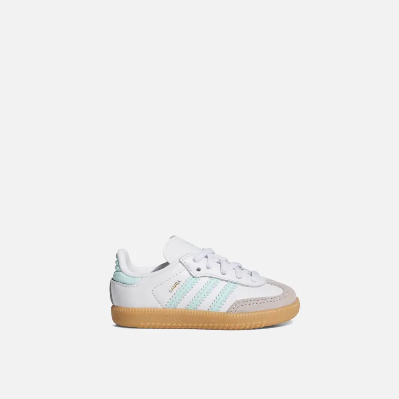SAMBA OG (TD) - CLOUD WHITE / SEMI FLASH AQUA sold by Lapstone & Hammer