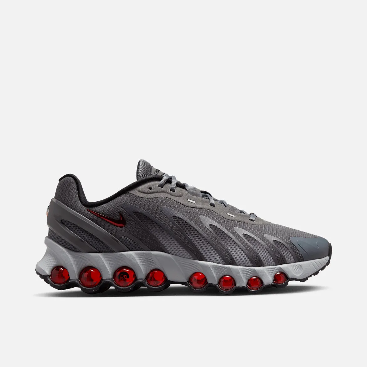 AIR MAX DN8 - IRON GREY / BRIGHT CRIMSON sold by Lapstone & Hammer
