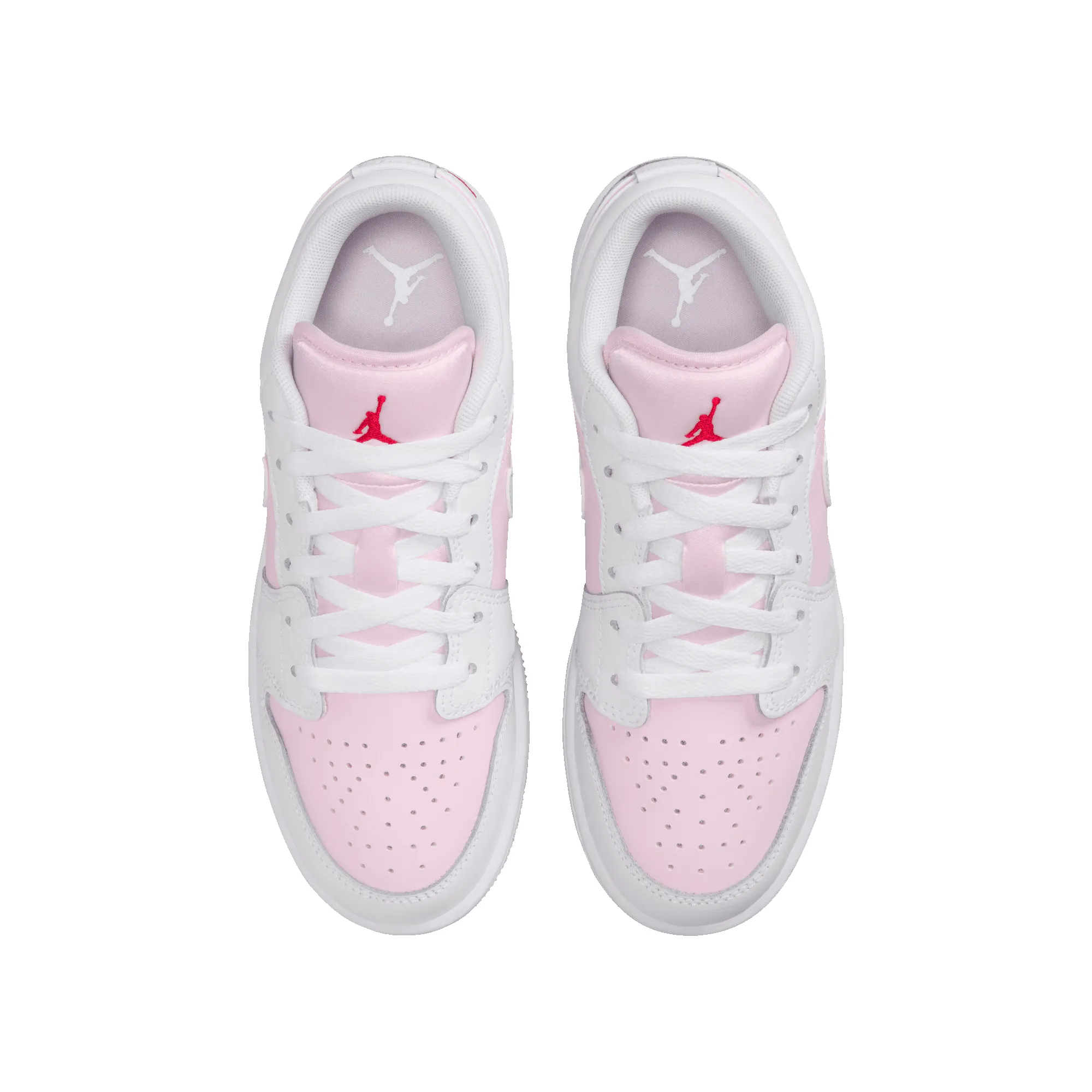 AIR JORDAN 1 LOW (GS) - PINK FOAM / FIRE RED sold by Lapstone & Hammer product image thumbnail 5