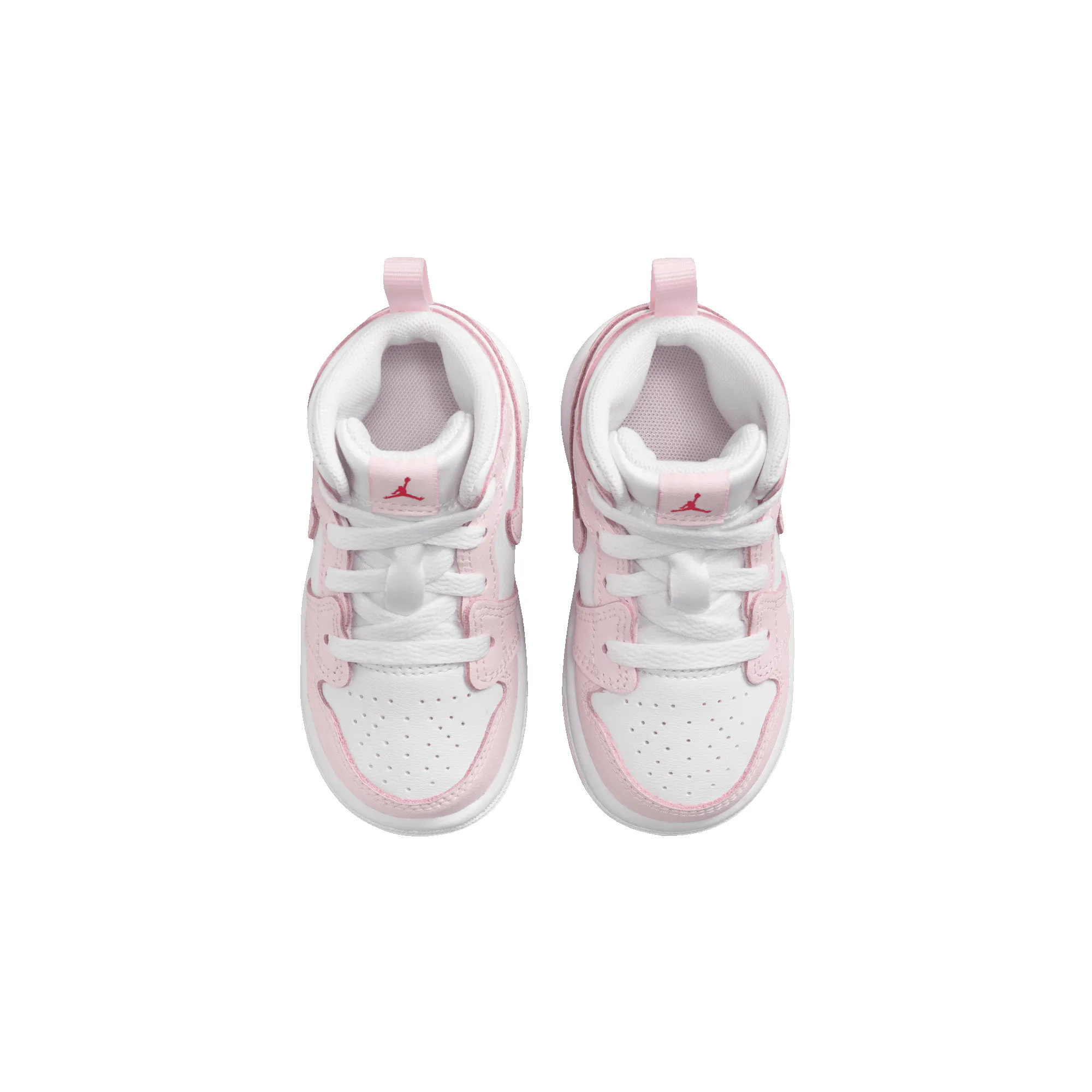 JORDAN 1 MID (TD) - PINK FOAM / FIRE RED sold by Lapstone & Hammer product image thumbnail 5