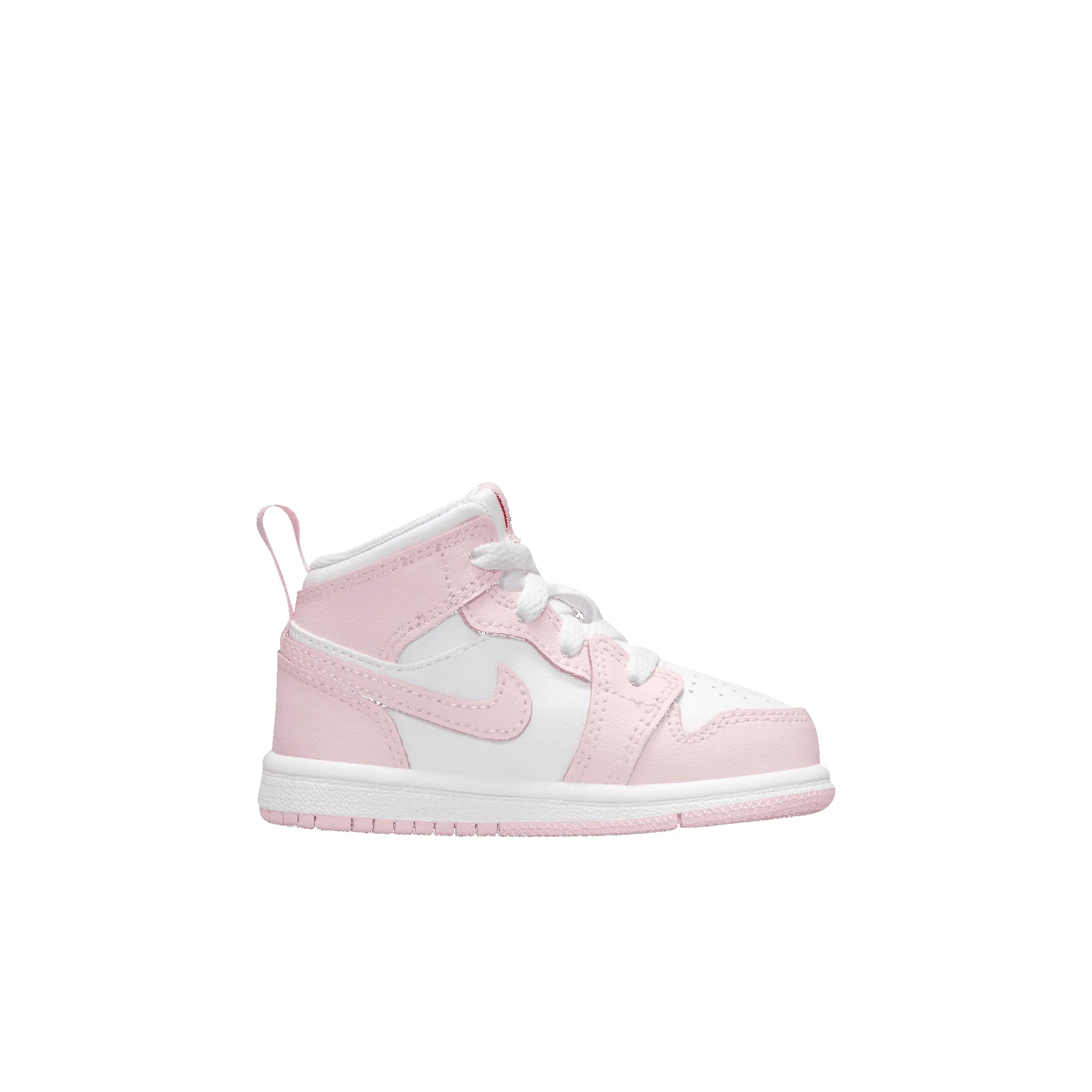JORDAN 1 MID (TD) - PINK FOAM / FIRE RED sold by Lapstone & Hammer product image thumbnail 3