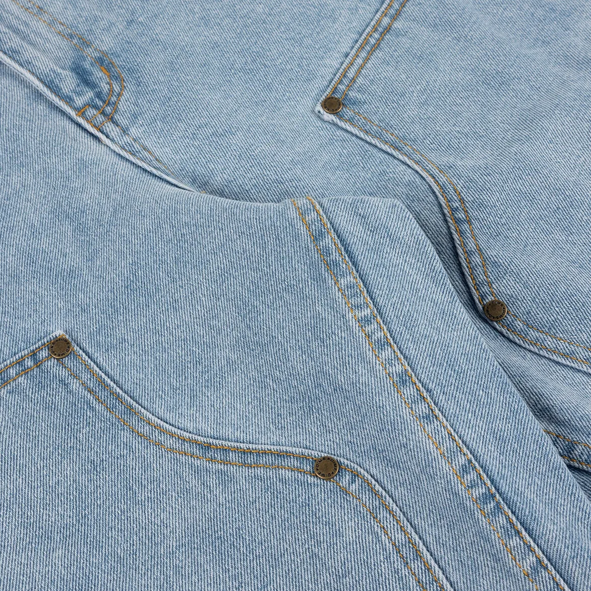 CARPENTER DENIM SHORTS - BLUE WASHED sold by Lapstone & Hammer product image thumbnail 3