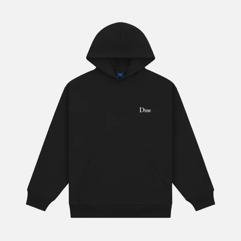 CLASSIC SMALL LOGO HOODIE - BLACK sold by Lapstone & Hammer