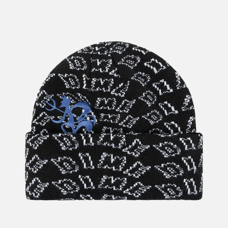 CHOPPER FOLD BEANIE - BLACK sold by Lapstone & Hammer