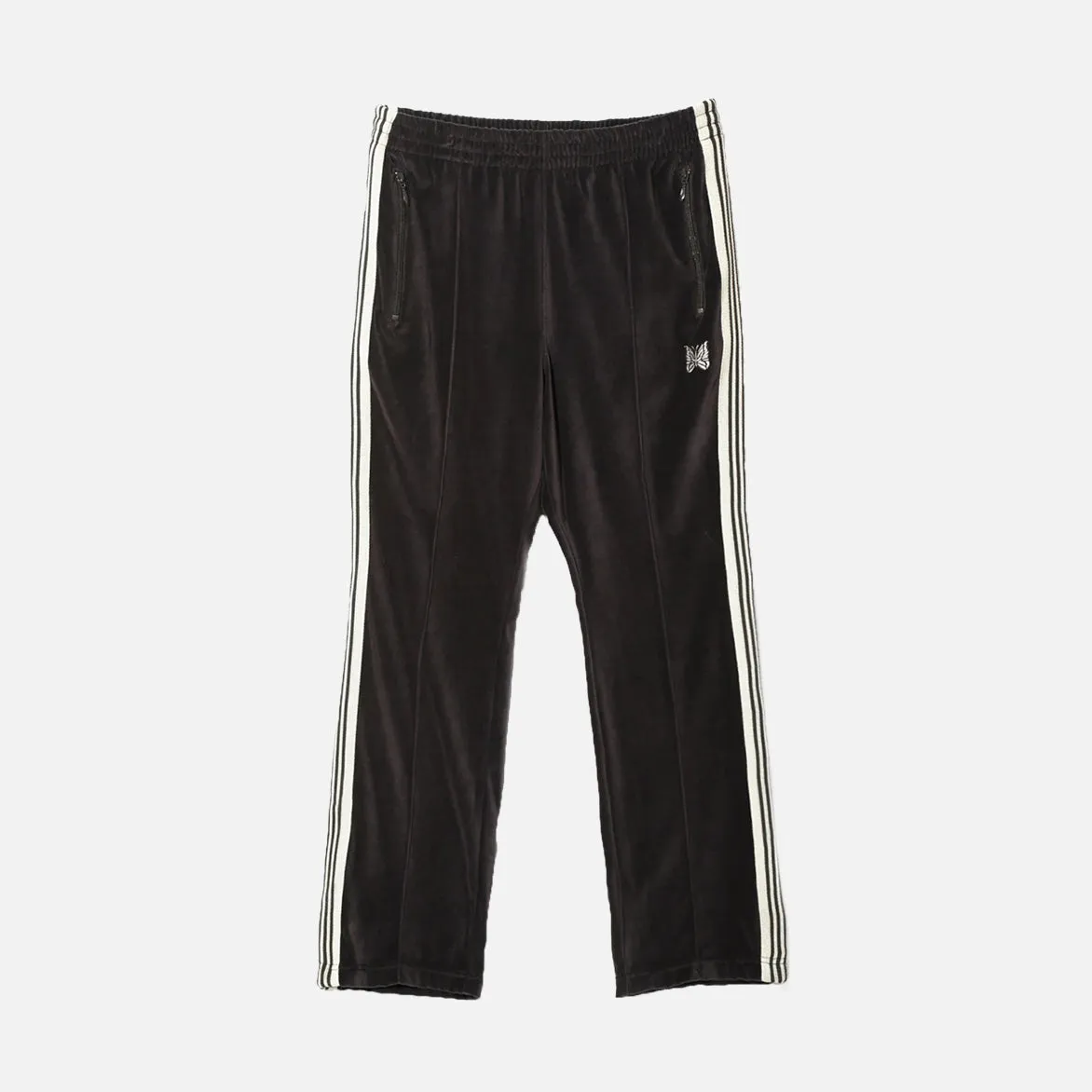 NARROW TRACK PANT VELOUR - CHARCOAL sold by Lapstone & Hammer