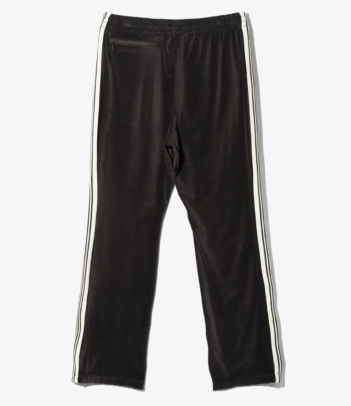 NARROW TRACK PANT VELOUR - CHARCOAL sold by Lapstone & Hammer product image thumbnail 2