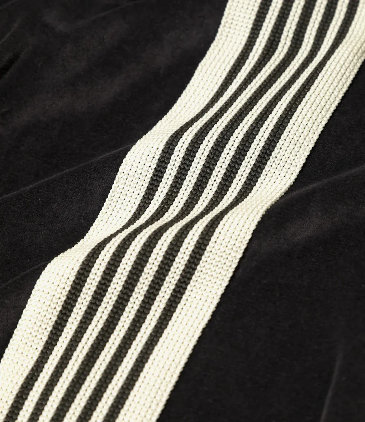 NARROW TRACK PANT VELOUR - CHARCOAL sold by Lapstone & Hammer product image thumbnail 5