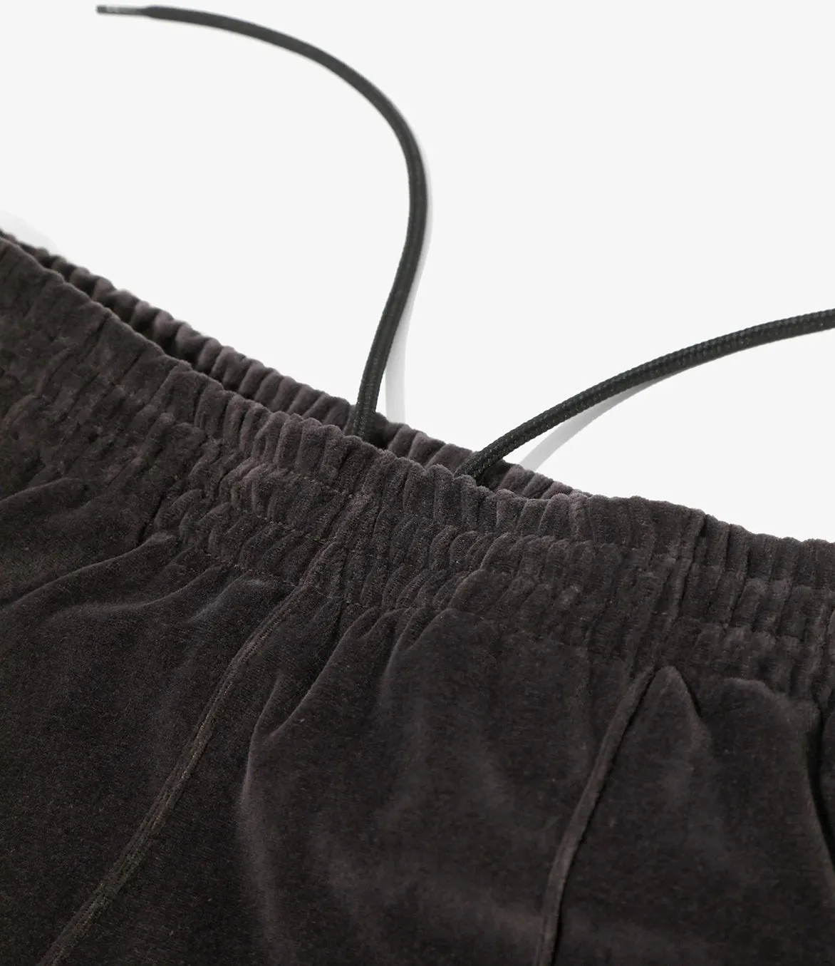 NARROW TRACK PANT VELOUR - CHARCOAL sold by Lapstone & Hammer product image thumbnail 4