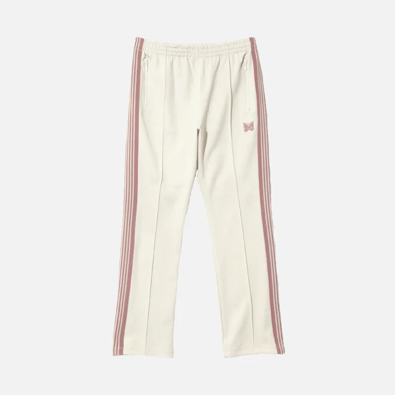 NARROW TRACK PANT POLY SMOOTH - IVORY made by Needles