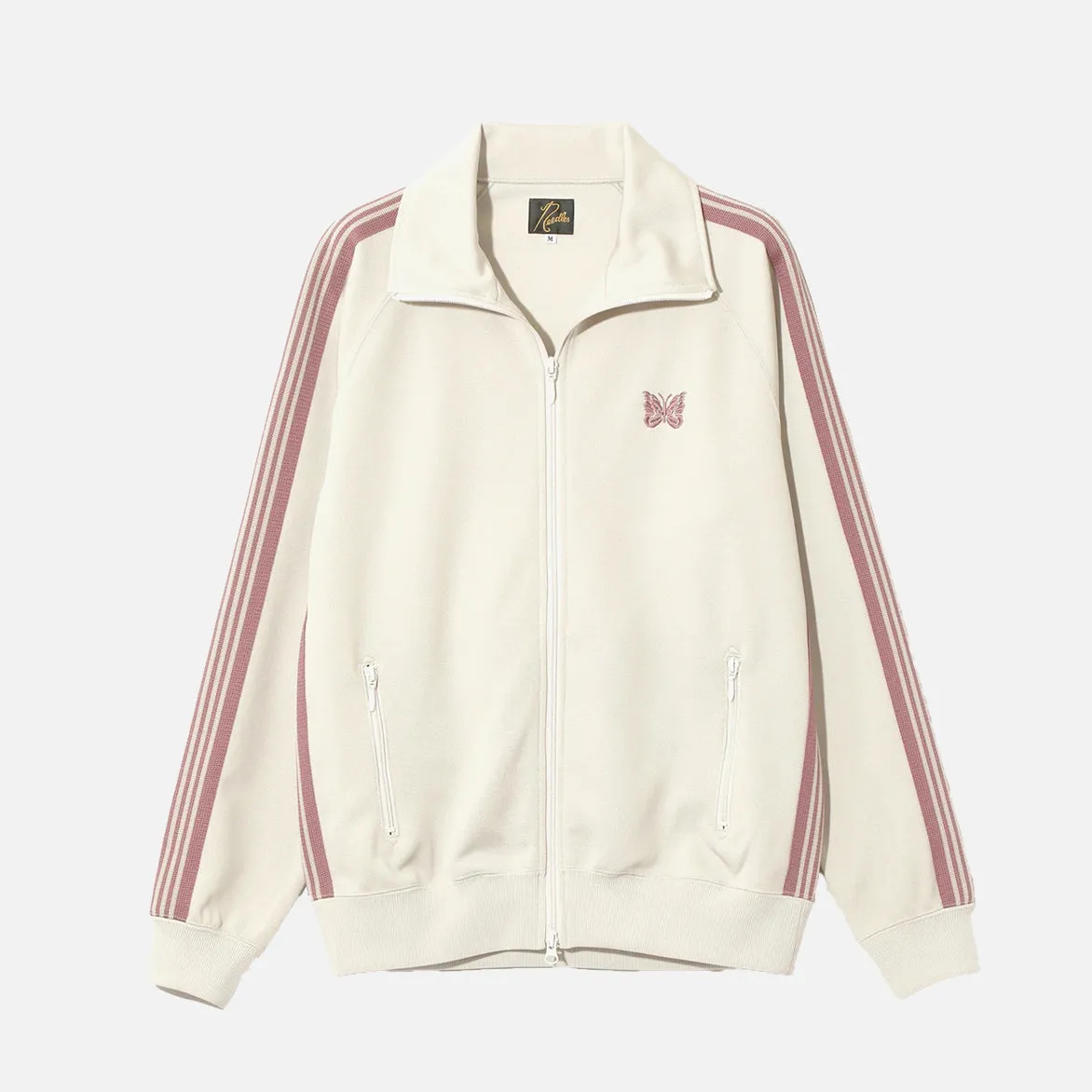 TRACK JACKET POLY SMOOTH - IVORY sold by Lapstone & Hammer