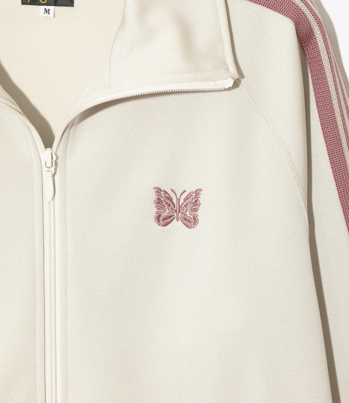 TRACK JACKET POLY SMOOTH - IVORY sold by Lapstone & Hammer product image thumbnail 3