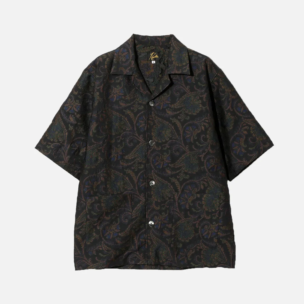 CABANA SHIRT PAISLEY JACQUARD - NAVY sold by Lapstone & Hammer