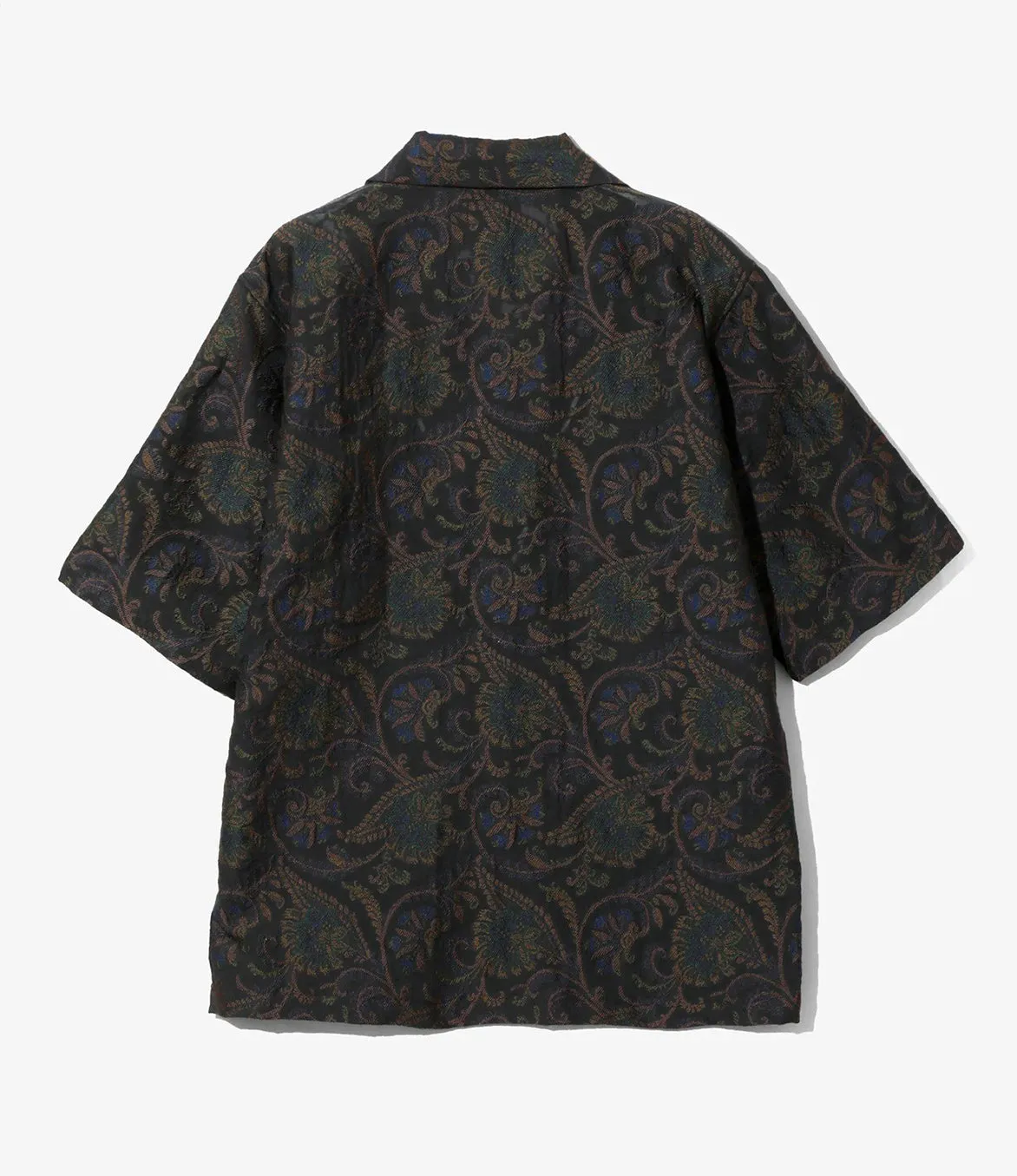 CABANA SHIRT PAISLEY JACQUARD - NAVY sold by Lapstone & Hammer product image thumbnail 2