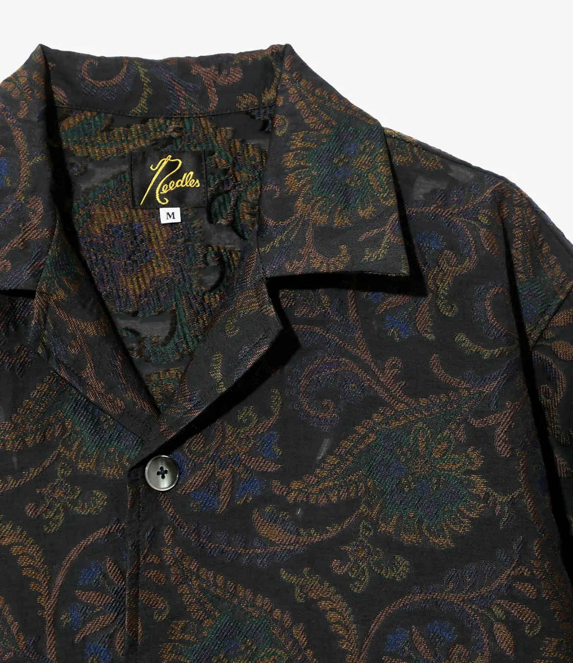 CABANA SHIRT PAISLEY JACQUARD - NAVY sold by Lapstone & Hammer product image thumbnail 3