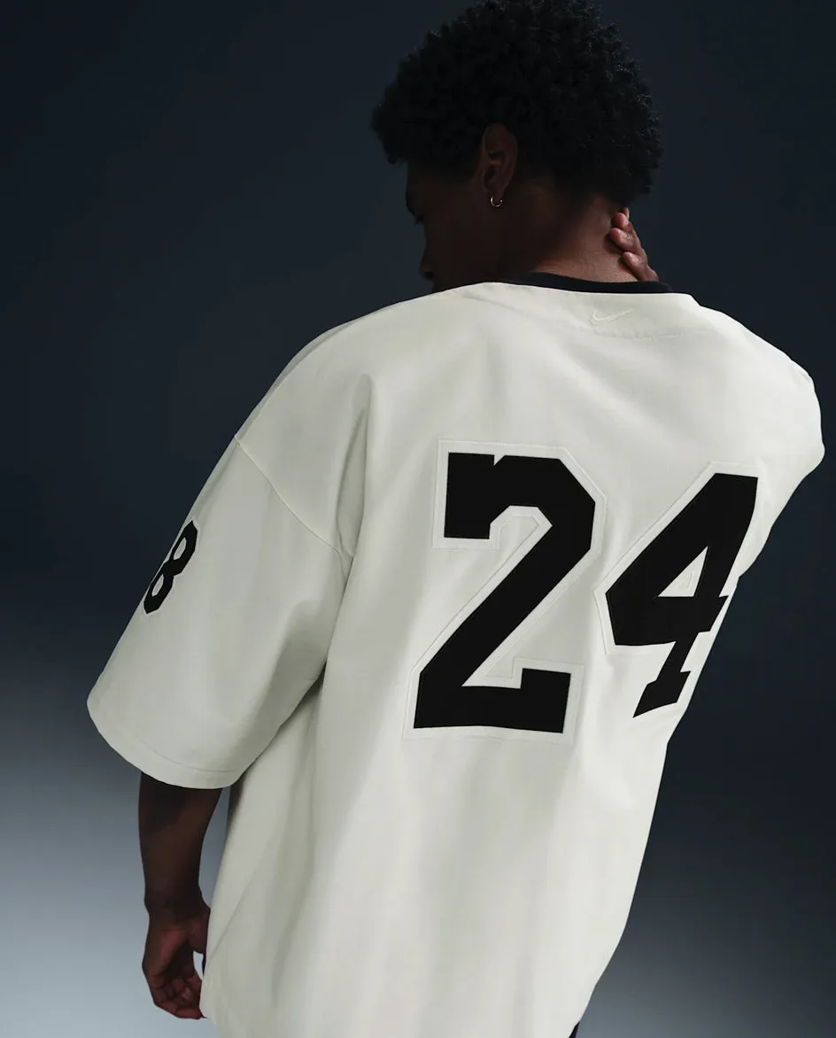 KOBE DETAILS BASEBALL JERSEY - WHITE / BLACK sold by Lapstone & Hammer product image thumbnail 2