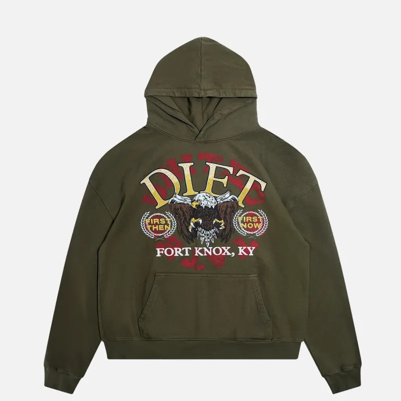 FRENCH TERRY FT KNOX HOODIE - OLIVE sold by Lapstone & Hammer