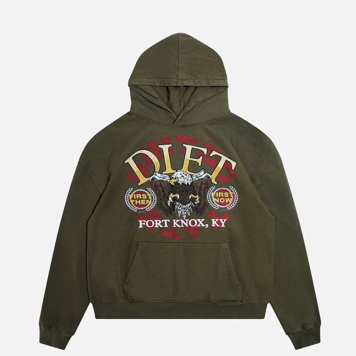 FRENCH TERRY FT KNOX HOODIE - OLIVE sold by Lapstone & Hammer