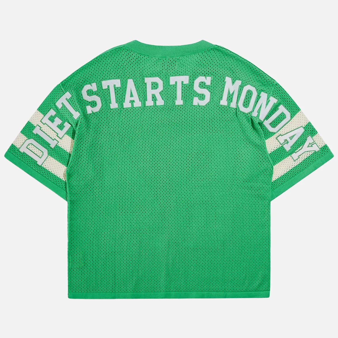 KNIT MESH JERSEY - GREEN sold by Lapstone & Hammer product image thumbnail 2