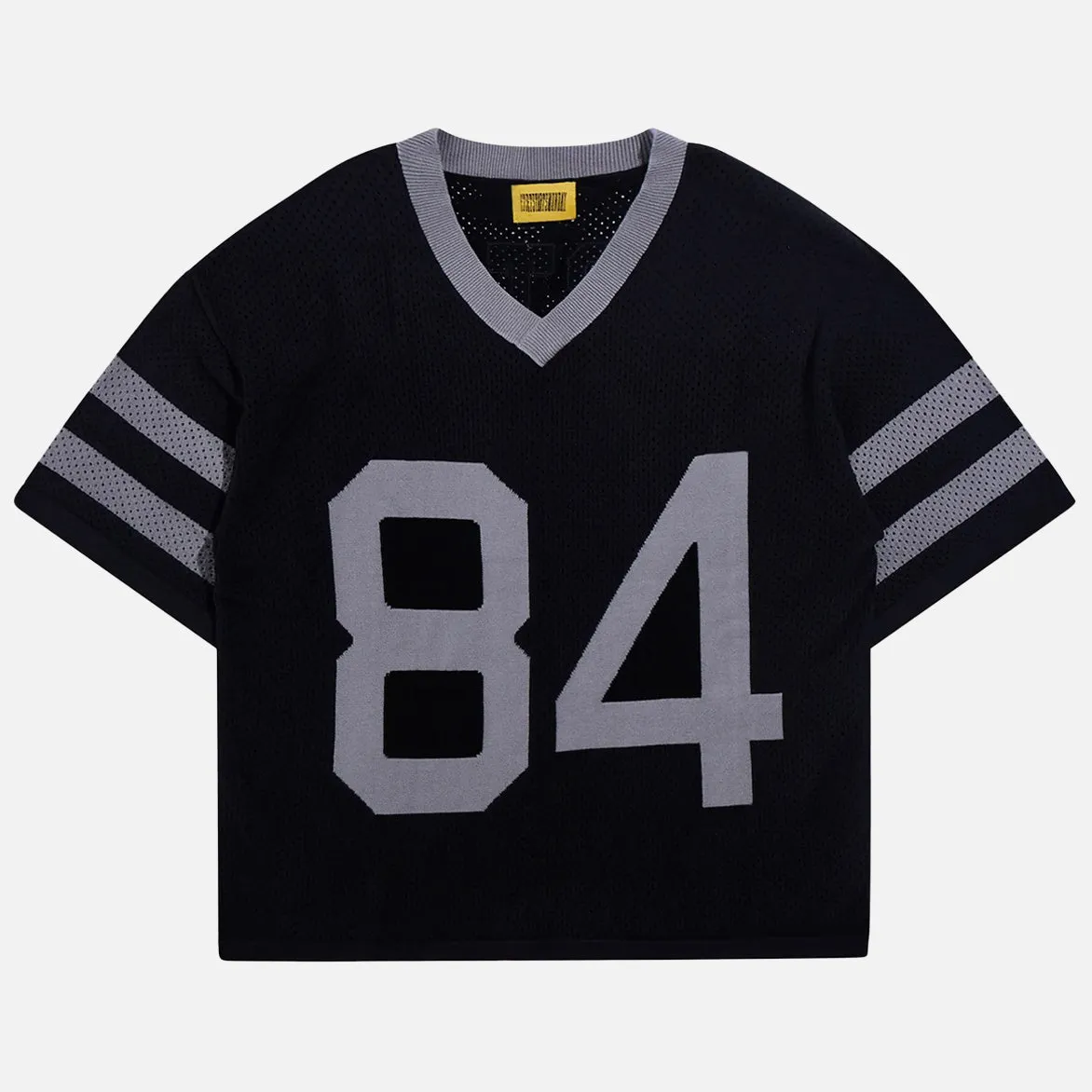 KNIT MESH JERSEY - BLACK sold by Lapstone & Hammer